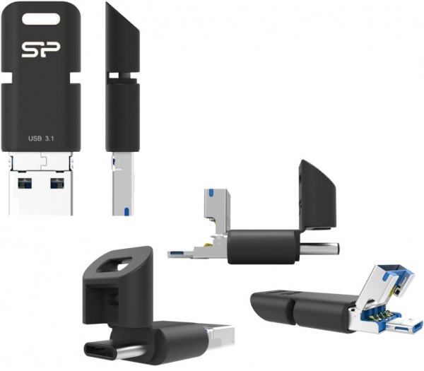 USB ključ s tremi konektorji