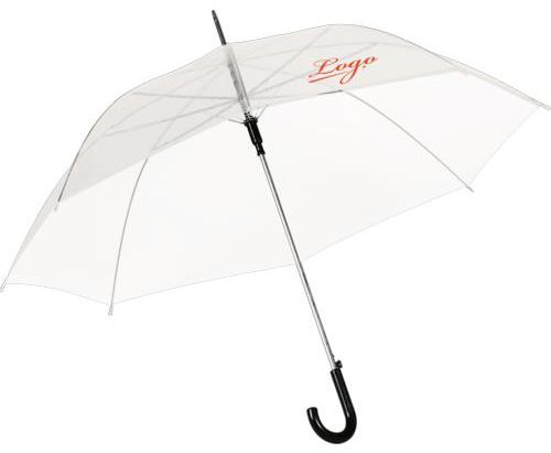 Dežnik 99cm Avt prozoren
