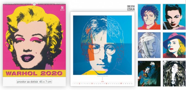Koledar Andy Warhol 2020