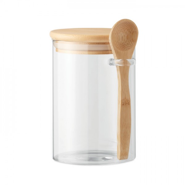 Kozarec 600ml za živila Bambus