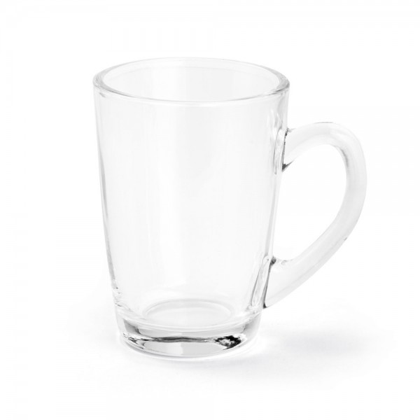 Steklen lonček z ročajem 230ml