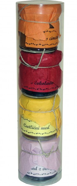 Medeni stolp 4 okusi po 40gr v tulcu