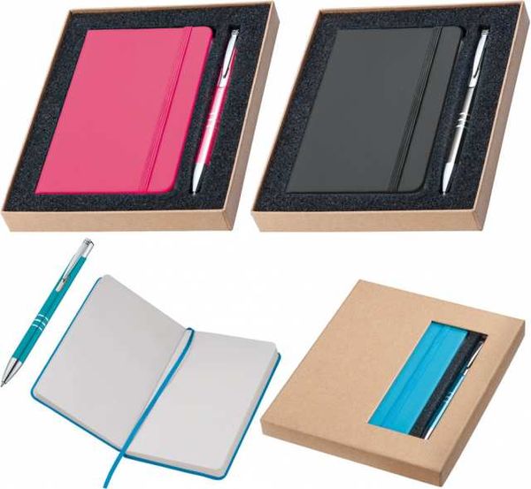 Set blok A6 + alu kemični svinčnik