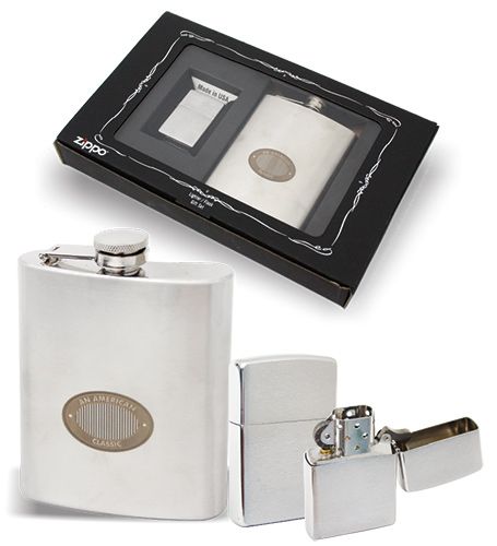 Set ploščatka zippo 