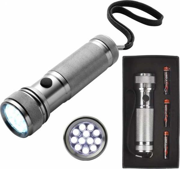 Svetilka 12 led kovinska