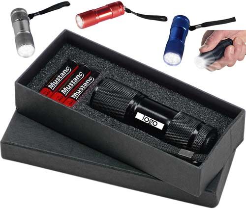 Svetilka 9 led ročna set