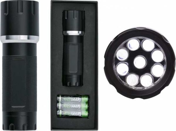 Svetilka alu 9 led